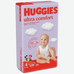 Подгузники Huggies Ultra Comfort 4 8-14кг 66шт 2.1 кг