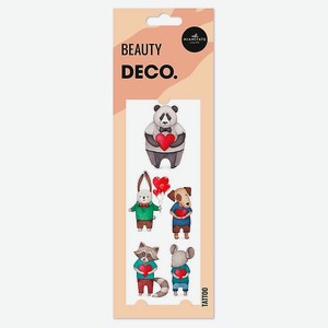 DECO. Татуировка для тела WATERCOLOR STORY by Miami tattoos переводная Love, 1 шт