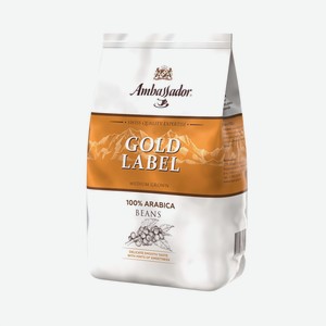 Кофе в зернах Ambassador Gold Label, пакет, 1000г