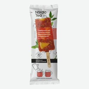 Чай замороженный Nordictea Апельсин, лемонграсс и клубника на палочке, 50г Россия