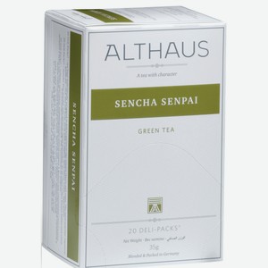 Чай Althaus Royal Sencha Senpai зеленый (1.75г x 20шт), 35г Германия