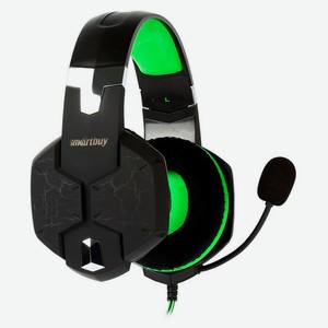 Игровая гарнитура SmartBuy Rush Taipan черно-зеленые