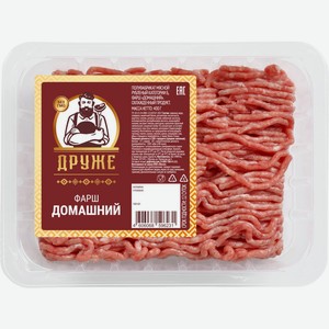 Фарш ДРУЖЕ домашний охл, Россия, 400 г