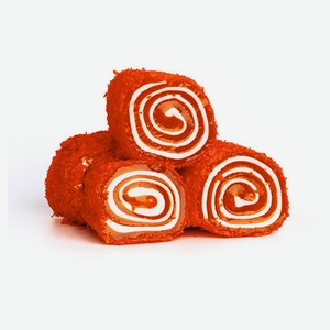 Нуга рулет барфи со вкусом апельсина, вес цена за 100 г