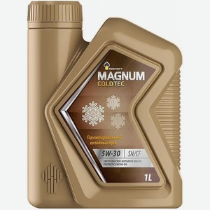 Масло моторное син. Rosneft Magnum Coldtec 5W-30, канистра 1