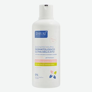 DAVAJ Гель для душа с молочной кислотой Ultra-Delicate Bath & Shower Cleanser, 750 мл