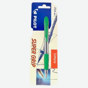 Ручка шариковая Pilot Super Grip BPGP-10R-F салатовый корпус, синяя