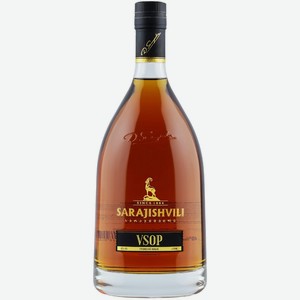 Коньяк SARAJISHVILI VSOP Грузинск мароч. выдерж. высш. кач-ва КВВК 8лет 40% п/у, Грузия, 0.7 L