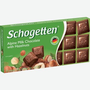 Шоколад ЧТМ fantasy brands Hazelnuts молочный с обжарен. фундуком, Германия, 100 г