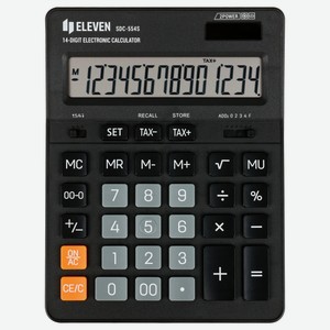 Калькулятор настольный Eleven SDC-554S, 14 разрядов, двойное питание