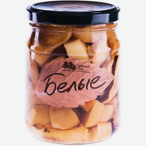 Грибы Кедровый Бор белые маринованные резаные 500г