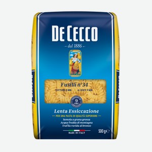 Макаронные изделия De Cecco Fusilli № 34 500 г