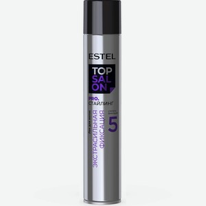 ESTEL PROFESSIONAL Лак для волос TOP SALON PRO.СТАЙЛИНГ экстрасильная фиксация, 400 мл