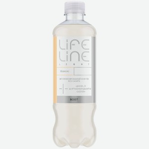 Напиток безалкогольный Lifeline Boost Light со вкусом кокоса негазированный 500 мл