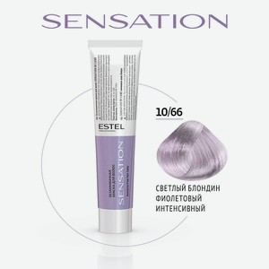 ESTEL PROFESSIONAL Безаммиачная краска для волос DE LUXE SENSATION, 10/66 светлый блондин фиолетовый интенсивный, 60 мл