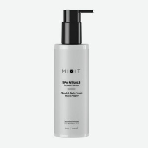 Крем для рук тела Mixit Spa Rituals черный перец 250мл
