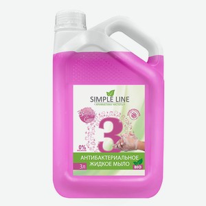 SIMPLE LINE Жидкое мыло для рук и тела Bubble gum, 3000 мл