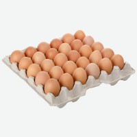 Яйцо куриное пищевое столовое С2, лоток 30 штук