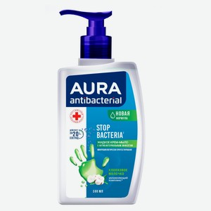 Крем-мыло Aura Antibacterial, 500 мл