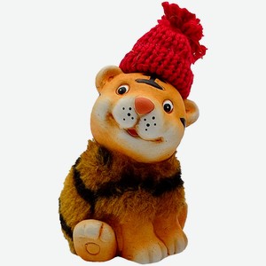 Фигурка декоративная Тигр в шапке Home Story