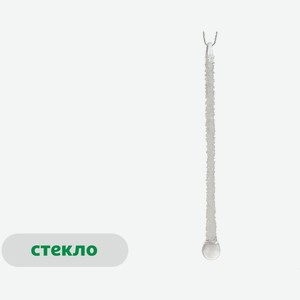 Подвеска Снежная королева Капля стекло, 20 см