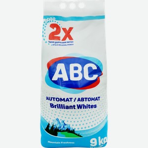 Стиральный порошок ABC Горная свежесть, 9кг
