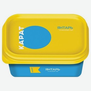 Сыр плавленый Карат Янтарь 45%, 400 г