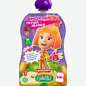 Пюре Маленькое счастье, Фиксики, 210гр
