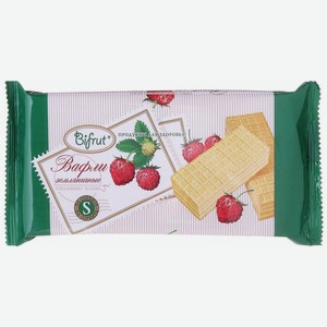 Вафли Bifrut Земляничные без сахара на сорбите 100 г