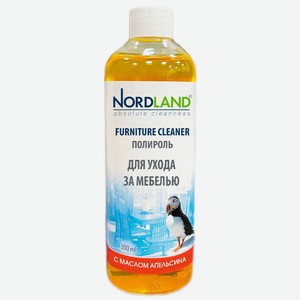 Полироль д/ухода за деревом Nordland с маслом апельсина 300мл