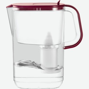 Фильтр-кувшин для очистки воды БАРЬЕР Cтайл XL, объем 3.5л, чистой воды 1.7л, бордо