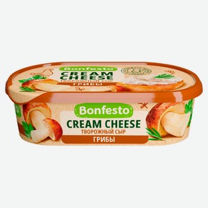 Сыр мягкий сливочный творожный Кремчиз Bonfesto грибы 65% Беларусь, 140 г