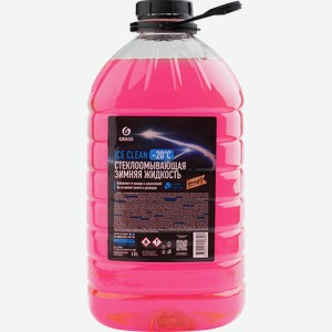 Жидкость стеклоомывающая зимняя GRASS Ice Clean, до -20 градусов, Арт. 110487, 3л