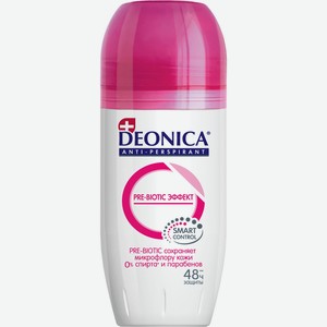 Антиперспирант Deonica Pre-Biotic эффект роликовый женский, 50 мл