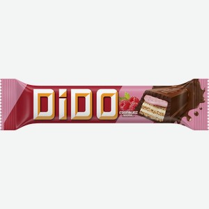 Вафли DIDO с малиновой начинкой в молочном шоколаде, 37г