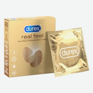 Презервативы Durex Real Feel Таиланд, 3 шт