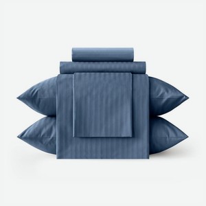 Комплект постельного белья Verossa евро Stripe Volcano, наволочки 50х70см