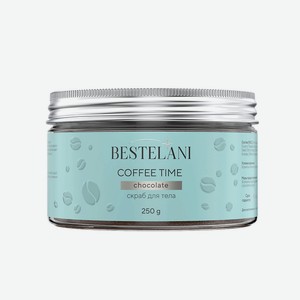 BESTELANI Скраб для тела, сахарный Coffee time увлажняющий с маслами, 1 шт.