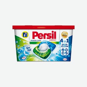 Капсулы д/стирки Persil Power Caps свежесть от вернель 4в1, 14шт