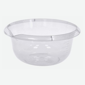Миска Violet с мерным делением прозрачная, 2 л