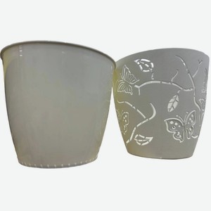 Горшок для цветов Plast Team Butterflies, 5,3 л