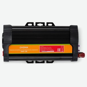 Инвертор автомобильный DIGMA AI600-12W 600Вт