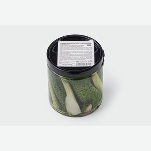 Огурцы малосольные с сельдереем 550 г(масса основного продукта 300 г)