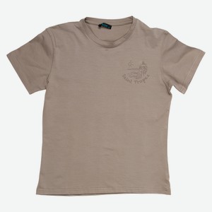 Футболка женская к/р арт. SS24-UTL-15 р. 42-50, КОРИЧНЕВЫЙ