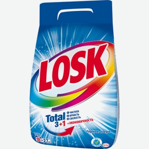 Стиральный порошок LOSK Горное озеро, Россия, 2,7 кг