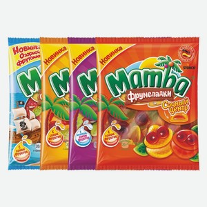 Мармелад жев. Мамба Фрумеладки 70_72г в ассортименте