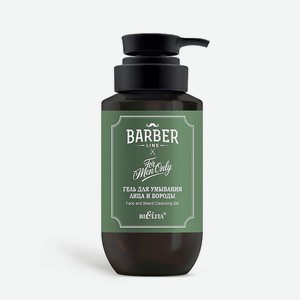 БЕЛИТА Гель для умывания лица и бороды Barber Line, 290 мл