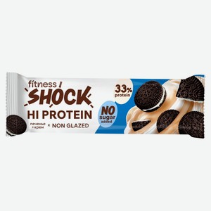 Батончик протеиновый FitnesSHOCK Hi Protein Шоколадное печенье, 60 г