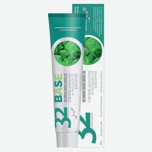 Зубная паста «32 Жемчужины» Base care Свежее дыхание и защита от бактерий, 100 г
