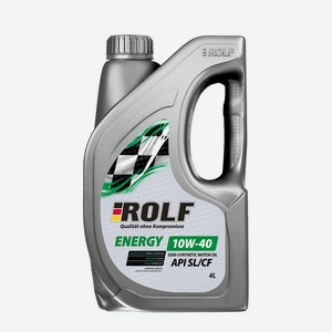 Масло моторное Rolf energy sae 10w-40 api sl/cf полусинт 4л